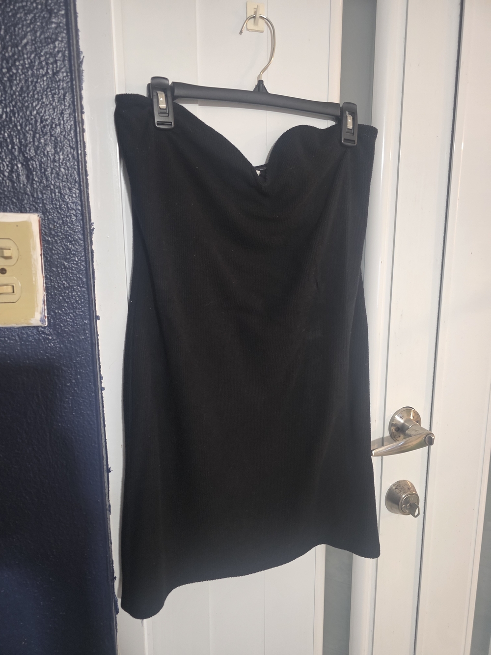 H&M Black Strapless Bodycon Dress